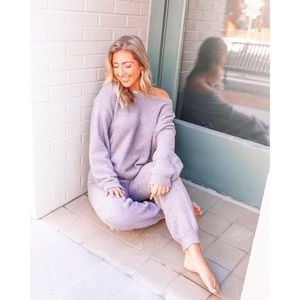 Cozy Soft Lounge Wear Pants - Curvy